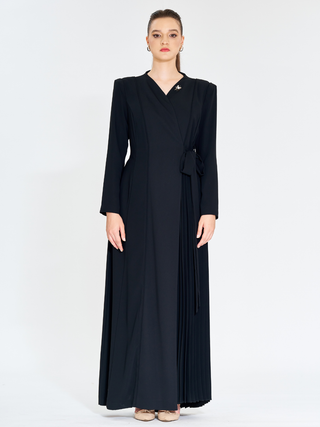 Applique embroidered dress