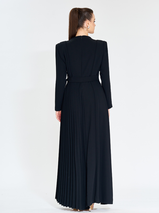Applique embroidered dress